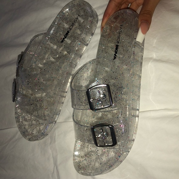 fashion nova jelly sandals